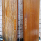 Pair of 72"x83.5"x2.25" Antique Vintage Old Reclaimed Salvaged SOLID Oak Wood Wooden Plank Batten Church Entry Exterior Doors Table Desk Top