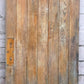 Pair of 72"x83.5"x2.25" Antique Vintage Old Reclaimed Salvaged SOLID Oak Wood Wooden Plank Batten Church Entry Exterior Doors Table Desk Top