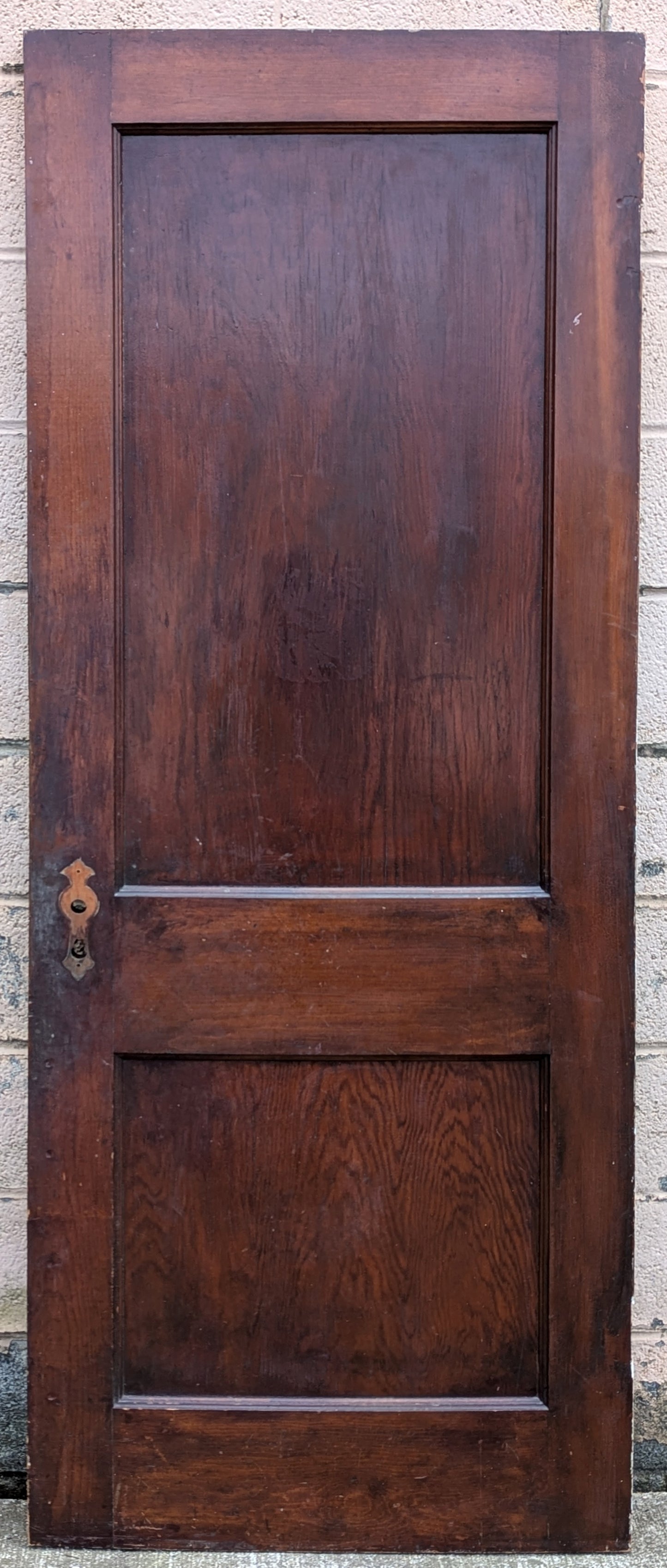 30"x77" Antique Vintage Old Reclaimed Salvaged Interior SOLID Wood Wooden Doors 2 Panels