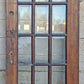 30"x75" Antique Vintage Old Reclaimed Salvaged Wood Wooden Exterior French Door Window Beveled Glass