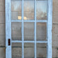30"x75" Antique Vintage Old Reclaimed Salvaged Wood Wooden Exterior French Door Window Wavy Glass