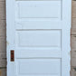 29.5"x77" Antique Vintage Old Reclaimed Salvaged SOLID Wood Wooden Interior Door 5 Panels