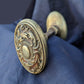 2 Pairs available Antique Vintage Old Salvaged Reclaimed Victorian Oval SOLID Cast Brass Doorknob Door Knobs