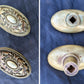 2 Pairs available Antique Vintage Old Salvaged Reclaimed Victorian Oval SOLID Cast Brass Doorknob Door Knobs