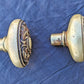 2 Pairs available Antique Vintage Old Salvaged Reclaimed Victorian Oval SOLID Cast Brass Doorknob Door Knobs