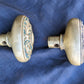 2 Pairs available Antique Vintage Old Salvaged Reclaimed Victorian Oval SOLID Cast Brass Doorknob Door Knobs