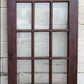 32"x78" Antique Vintage Old Reclaimed Salvaged Wood Wooden Exterior French Door Window Wavy Glass