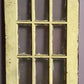 28.5"x83"x.1.75" Antique Vintage Wooden French Swinging Door Window Beveled Glass