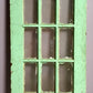 28.5"x83"x.1.75" Antique Vintage Wooden French Swinging Door Window Beveled Glass