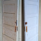 32"x81.5" Antique Vintage Old Reclaimed Salvaged SOLID Wood Wooden Interior Door 5 Panels