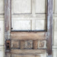 31x76" Antique Vintage Old Salvaged Reclaimed SOLID Wood Wooden Entry Door 5 Panels NO GLASS