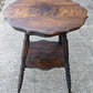 Antique Vintage Old Victorian Walnut SOLID Wood Wooden Claw Talon Glass Ball Side End Accent Foyer Sofa Table