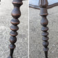 Antique Vintage Old Victorian Walnut SOLID Wood Wooden Claw Talon Glass Ball Side End Accent Foyer Sofa Table