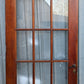 62"x85" Pair Antique Vintage Old Reclaimed Salvaged French Double Wood Interior Doors Windows Glass