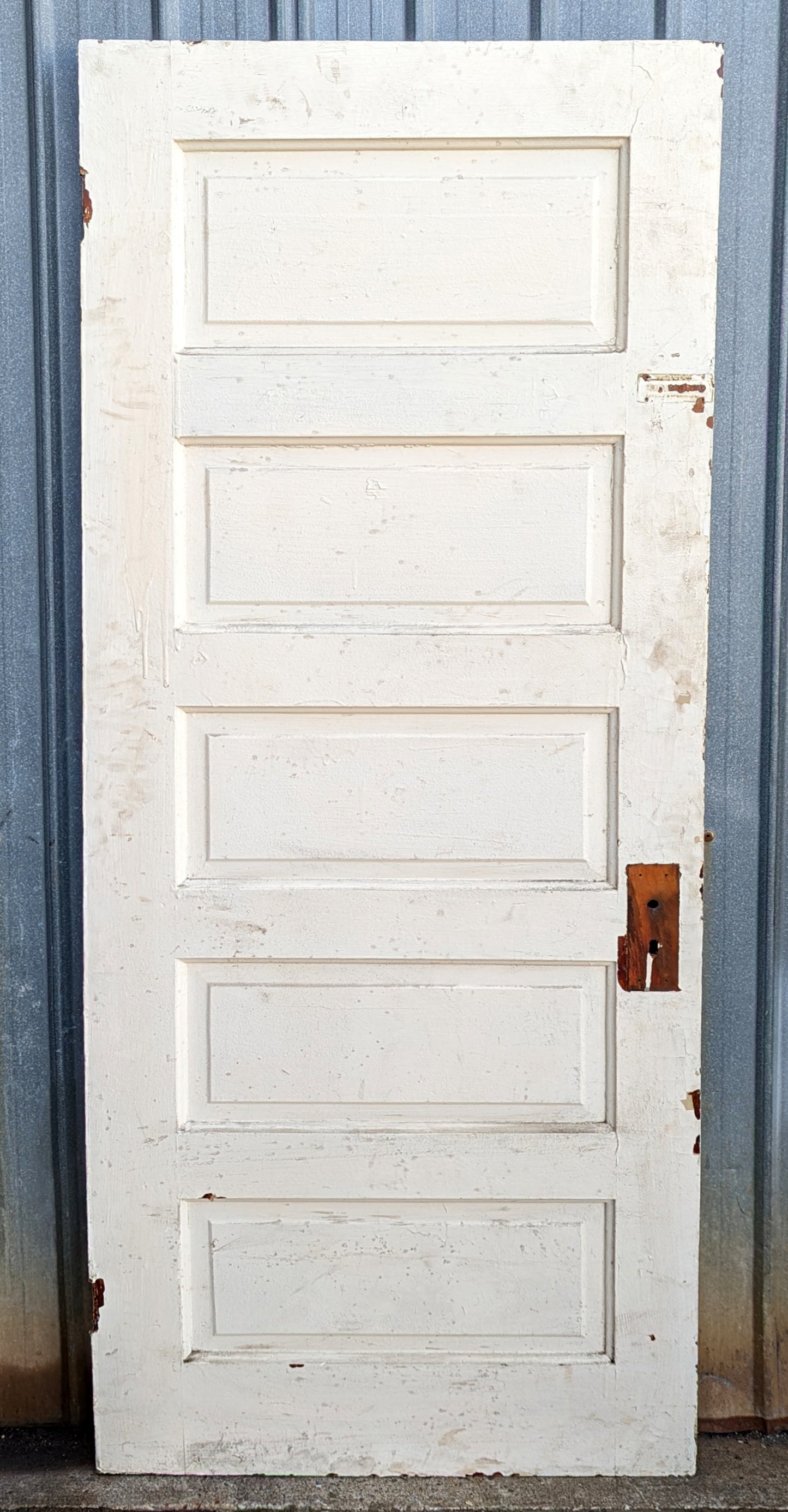 3 available 30"x76" Antique Vintage Old Reclaimed Salvaged Interior Wood Wooden Doors 5 Panels