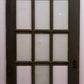 29"x78" Antique Vintage Old Reclaimed Salvaged Wood Wooden Exterior French Door Window Wavy Glass