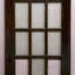 29"x78" Antique Vintage Old Reclaimed Salvaged Wood Wooden Exterior French Door Window Wavy Glass