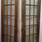 30"x83"x1.75" Antique Vintage Old Reclaimed Salvaged Wooden Exterior French Door Window Beveled Glass