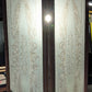 59"x78" Set of Vintage Antique Old Reclaimed Salvaged Wooden Wood Interior Doors Louver Etched Textured Frosted Glass