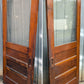 32"x79.5" Antique Vintage Old Reclaimed Salvaged SOLID Wood Wooden Entry Door 3 Panels Glass