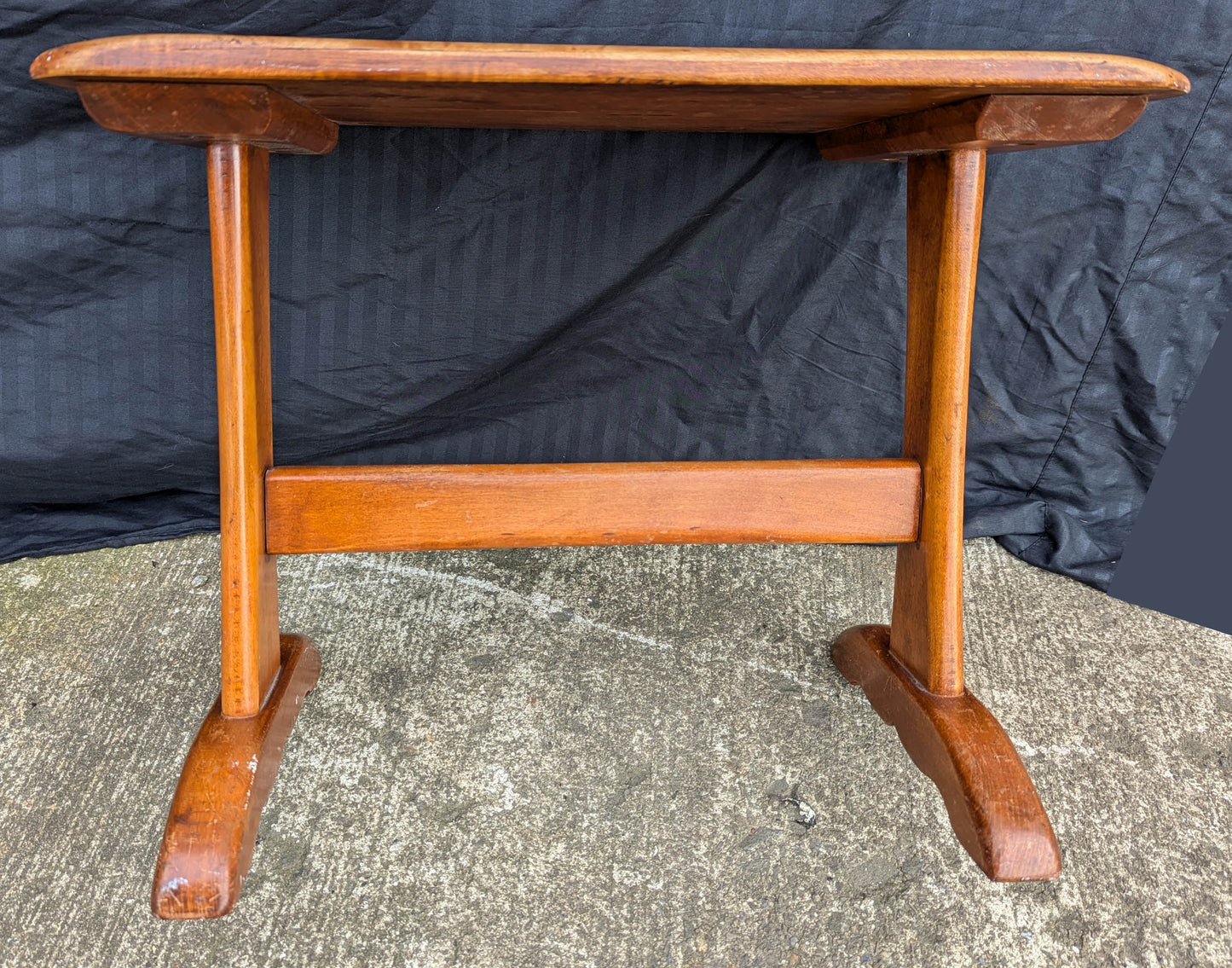 Antique Vintage Old SOLID Hard Wood Wooden Side End Coffee Sofa Accent Table Stand