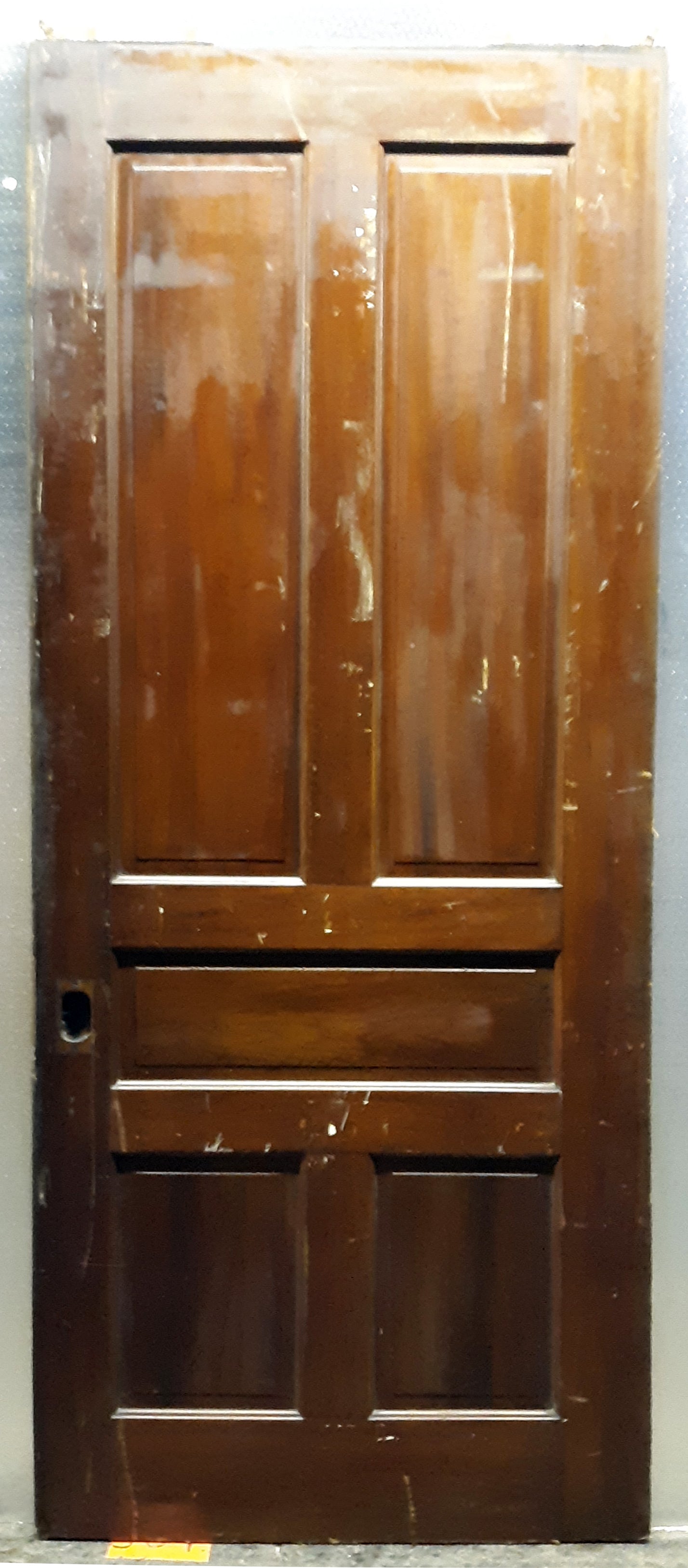 74x90" Pair Antique Vintage Old Reclaimed Salvaged Pocket Sliding Double SOLID Wooden Panels Interior Doors