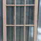 23"x62" Antique Vintage Old Reclaimed Salvaged Wood Wooden Exterior Arched French Door Window Wavy Glass