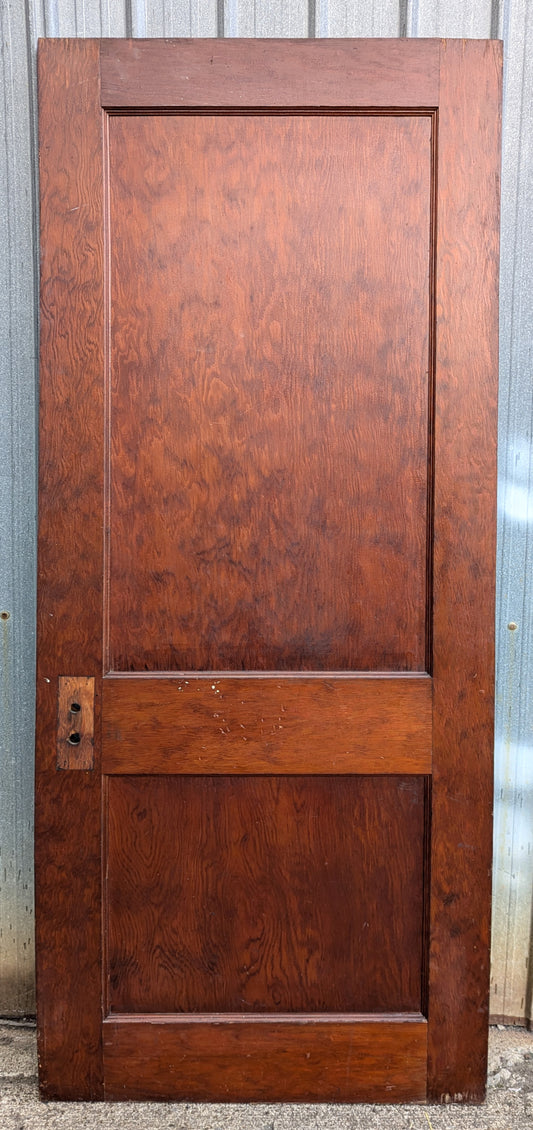 30"x76" Antique Vintage Old Reclaimed Salvaged Interior SOLID Heartpine Wood Wooden Doors 2 Panels