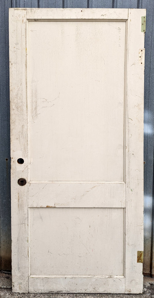 32"x74" Antique Vintage Old Reclaimed Salvaged Interior SOLID Wood Wooden Doors 2 Panels