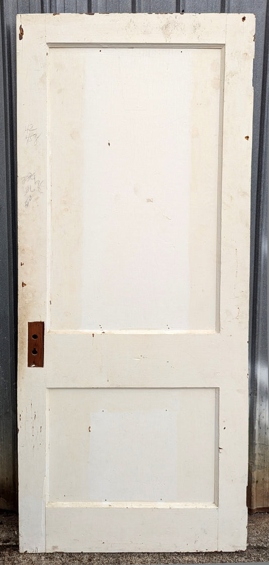 31.5"x78" Antique Vintage Old Reclaimed Salvaged Interior SOLID Wood Wooden Doors 2 Panels