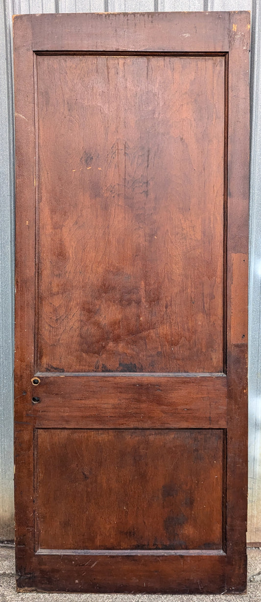 28"x77" Antique Vintage Old Reclaimed Salvaged Interior Closet SOLID Wood Wooden Doors 2 Panels