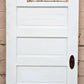 32"x80" Antique Vintage Old Reclaimed Salvaged SOLID Wood Wooden Interior Door 5 Panels