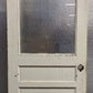 32"x80" Antique Vintage Old Reclaimed Salvaged SOLID Wood Wooden Entry Door Window Wavy Glass