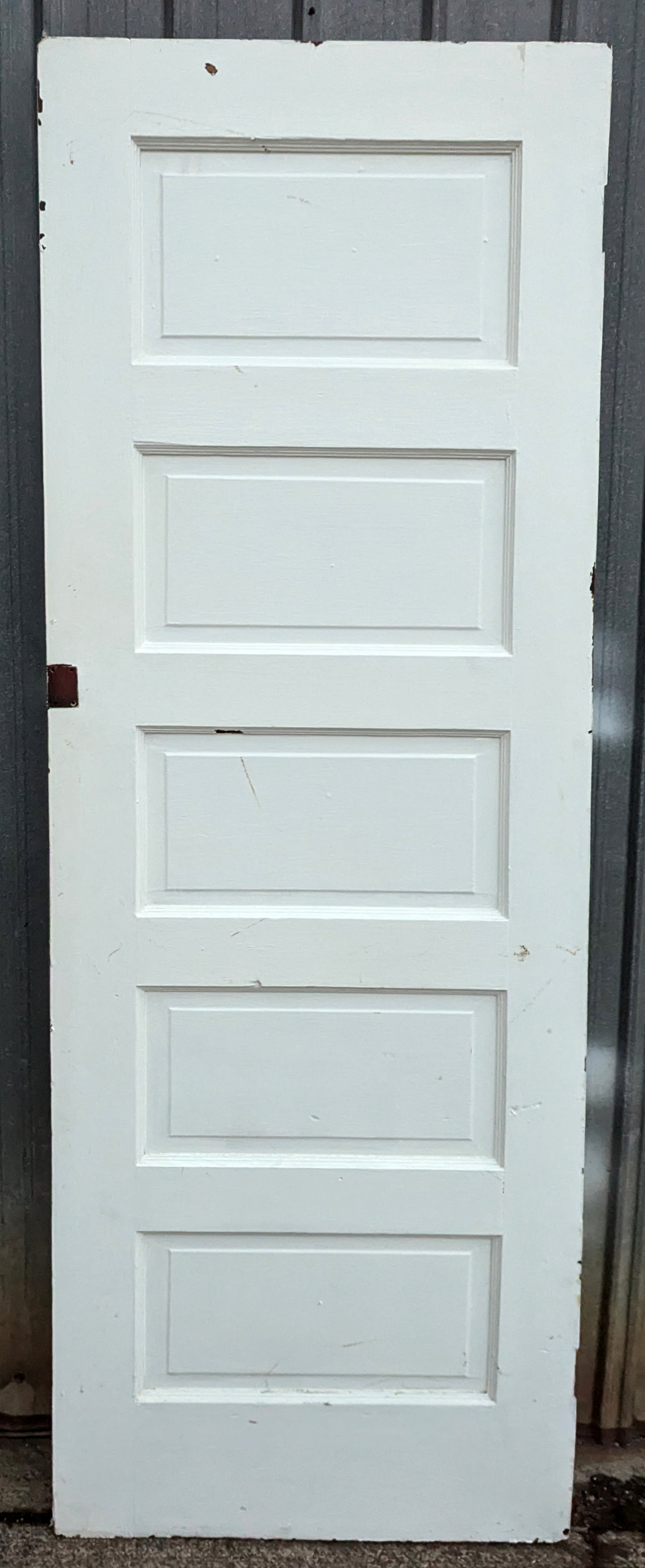 2 available 26"x77.5" Antique Vintage Old Reclaimed Salvaged Interior Wood Wooden Closet Pantry Door 5 Panels