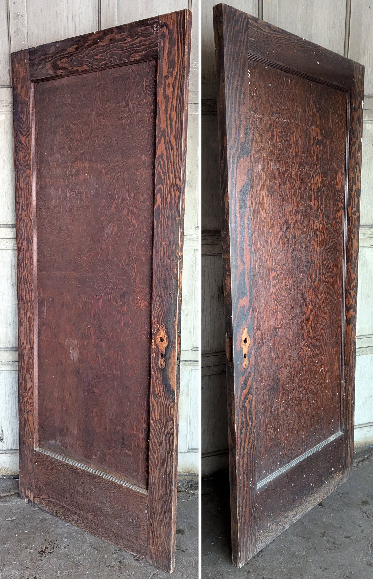 3 available 32"x80" Antique Vintage Old Reclaimed Salvaged Interior SOLID Wood Wooden Door Single Panel