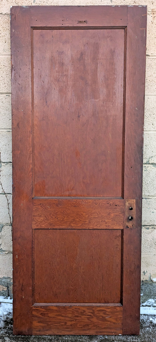 28"x77" Antique Vintage Old Reclaimed Salvaged Interior Closet SOLID Wood Wooden Doors 2 Panels