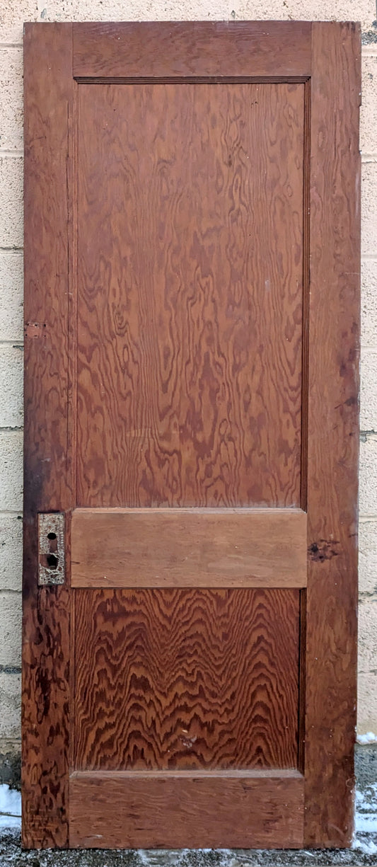 28"x77" Antique Vintage Old Reclaimed Salvaged Interior Closet SOLID Wood Wooden Doors 2 Panels