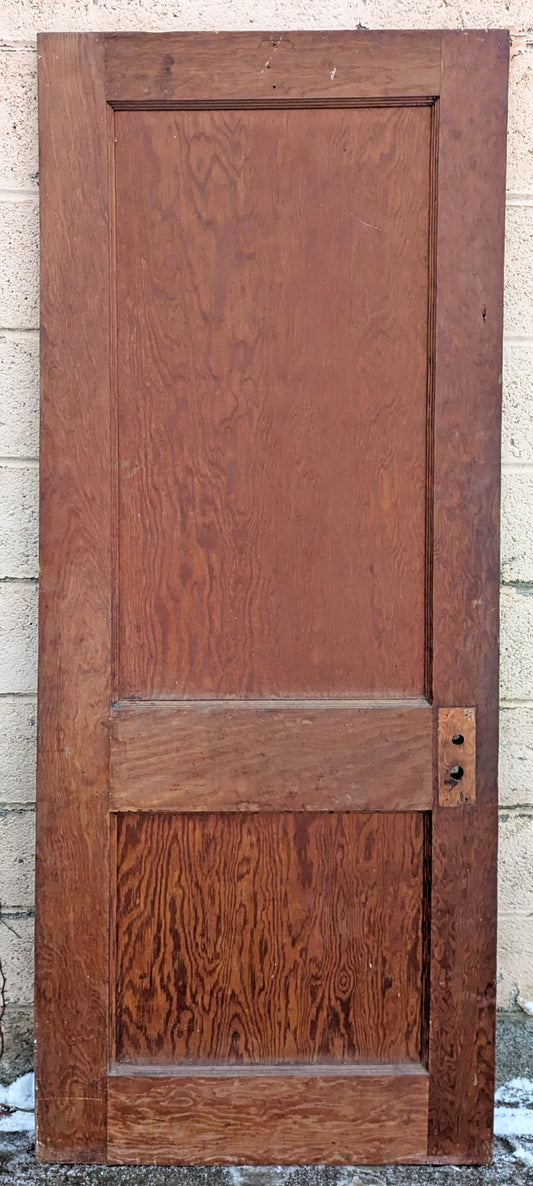 28"x76" Antique Vintage Old Reclaimed Salvaged Interior Closet SOLID Wood Wooden Doors 2 Panels