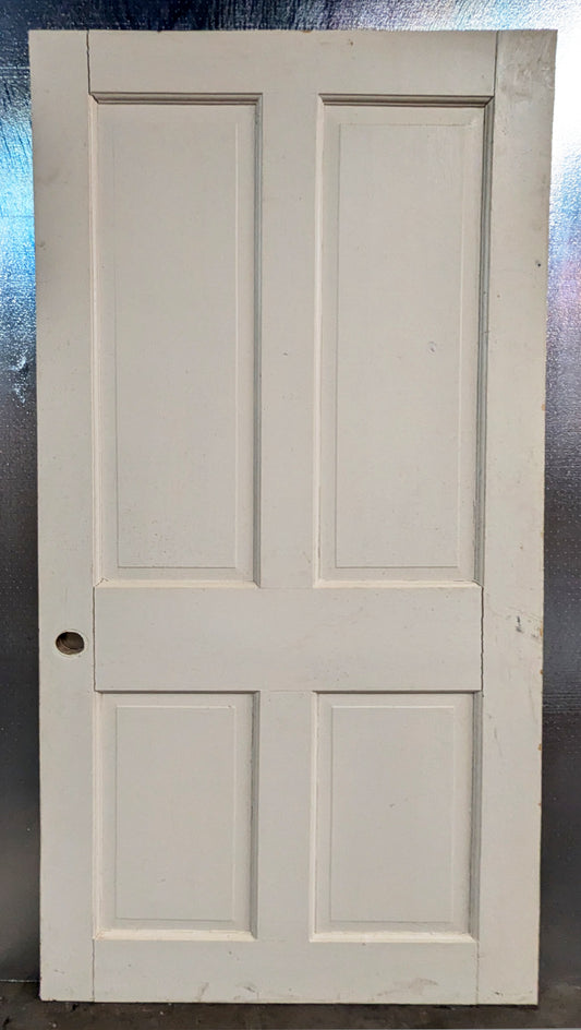 2 available 36"x79" Antique Vintage Old Reclaimed Salvaged Interior SOLID Wood Wooden Doors 4 Panels