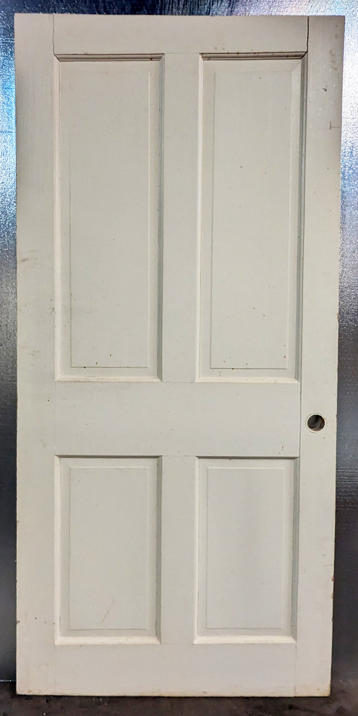 2 available 36"x79" Antique Vintage Old Reclaimed Salvaged Interior SOLID Wood Wooden Doors 4 Panels