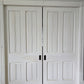 72x80x1.75" Pair Antique Vintage Old Reclaimed Salvaged Victorian SOLID Wood Wooden Double Pocket Doors
