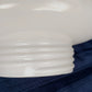 Vintage White Heavy Glass Threaded Neck Cone Shape Globe Swag Lamp Sconce Pole Lampshade with Screw-In Fitter-NOS