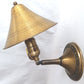 Antique Brass Art&Crafts The Greist Mfg Co. Pat. 1925 Sconce Table Desk Lamp Clamp w/ Clip on Conical Brass Shade