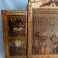 Antique Florentine Italian Rare Large Triptych w/ Prints Ornate Gilt on Wood Wall Art Christianity Religious Themes from the Bible