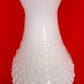 Vintage Milk Glass Lampshade Hobnail Design Fluted Shade Replacement Shade Oil Lamp Chimney Heavy Glass Shade 3.25” Fitter