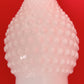 Vintage Milk Glass Lampshade Hobnail Design Fluted Shade Replacement Shade Oil Lamp Chimney Heavy Glass Shade 3.25” Fitter