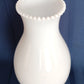 Vintage Milk Glass Lampshade Replacement Hurricane Chimney GWTW Lamp Crimped Top Cover Lamp