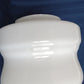 Art Deco Milk Glass Schoolhouse Ceiling Light Fixture Lampshade Hanging Pendant Unique Shape Center Button Replacement Shade 6” Fitter