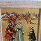 Vintage Impressionism Painting Folk Art Russian Folktale The Snow Maiden Oil Painting on Board Covered w/Enamel Paint Distress Oak Frame Artist Signed Igor Kulagin