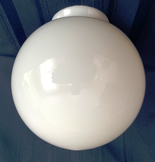 Vintage Milk Glass White Glass Small Replacement Lampshade Flush Mount Ceiling Wall Sconce Cover Light Ball Shape Globe 3.25” Fitter